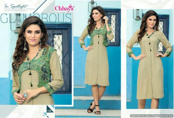 Chaaya-Breeza-Rayon-Kurti-With-Koti